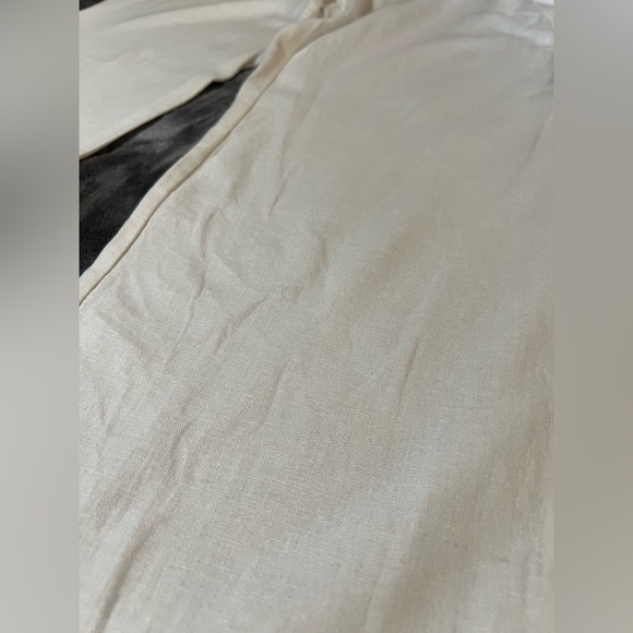 White Linen Pants - Picture 4 of 13